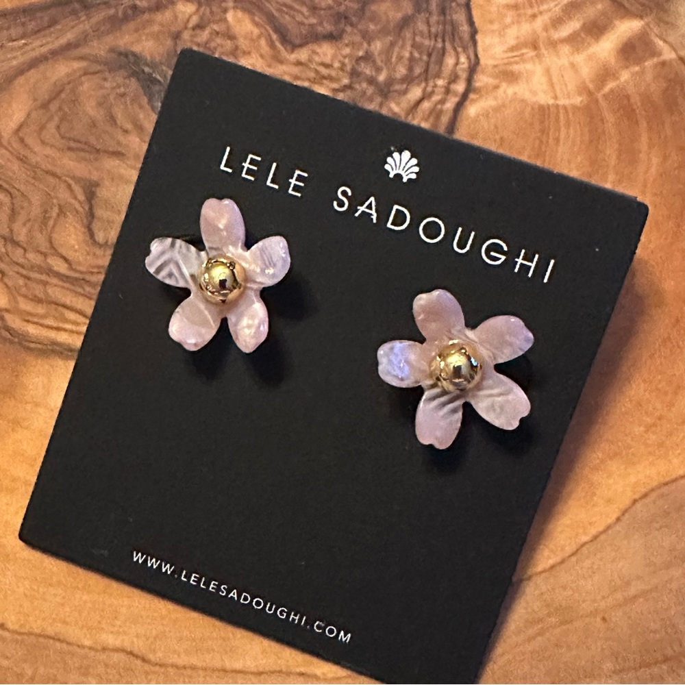 Lele Sadoughi Garden Flower Stud Earrings - Picture 6 of 10